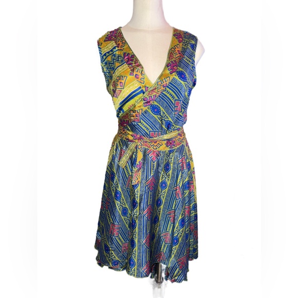 Dresses & Skirts - NWT Wrap Summer Dress Multi Color One size